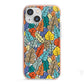 Autumn Leaves iPhone 13 Mini TPU Impact Case with Pink Edges
