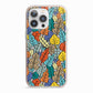 Autumn Leaves iPhone 13 Pro TPU Impact Case with Pink Edges