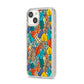 Autumn Leaves iPhone 14 Glitter Tough Case Starlight Angled Image