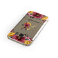 Autumn Watercolour Flowers with Initial Samsung Galaxy Case Front Close Up
