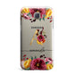 Autumn Watercolour Flowers with Initial Samsung Galaxy J7 Case