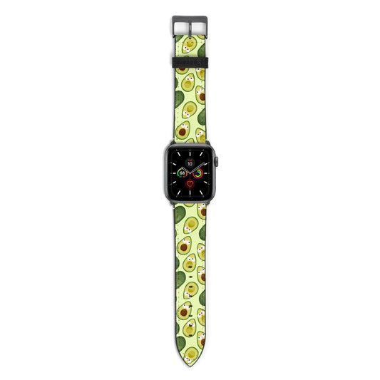 Avocado Apple Watch Strap with Space Grey Hardware
