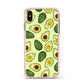 Avocado Apple iPhone Xs Max Impact Case Pink Edge on Gold Phone
