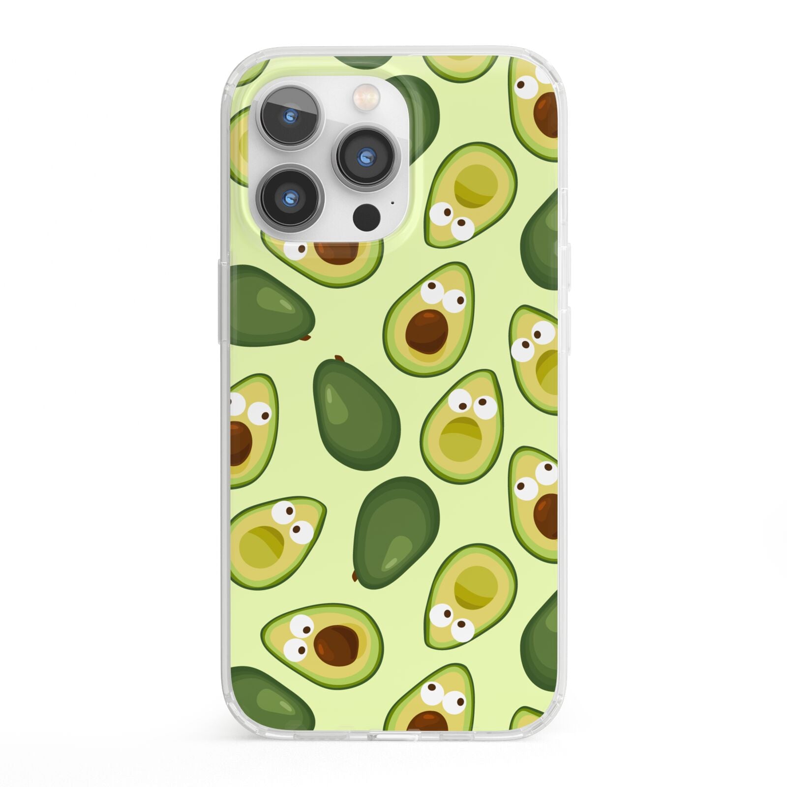 Avocado iPhone 13 Pro Clear Bumper Case