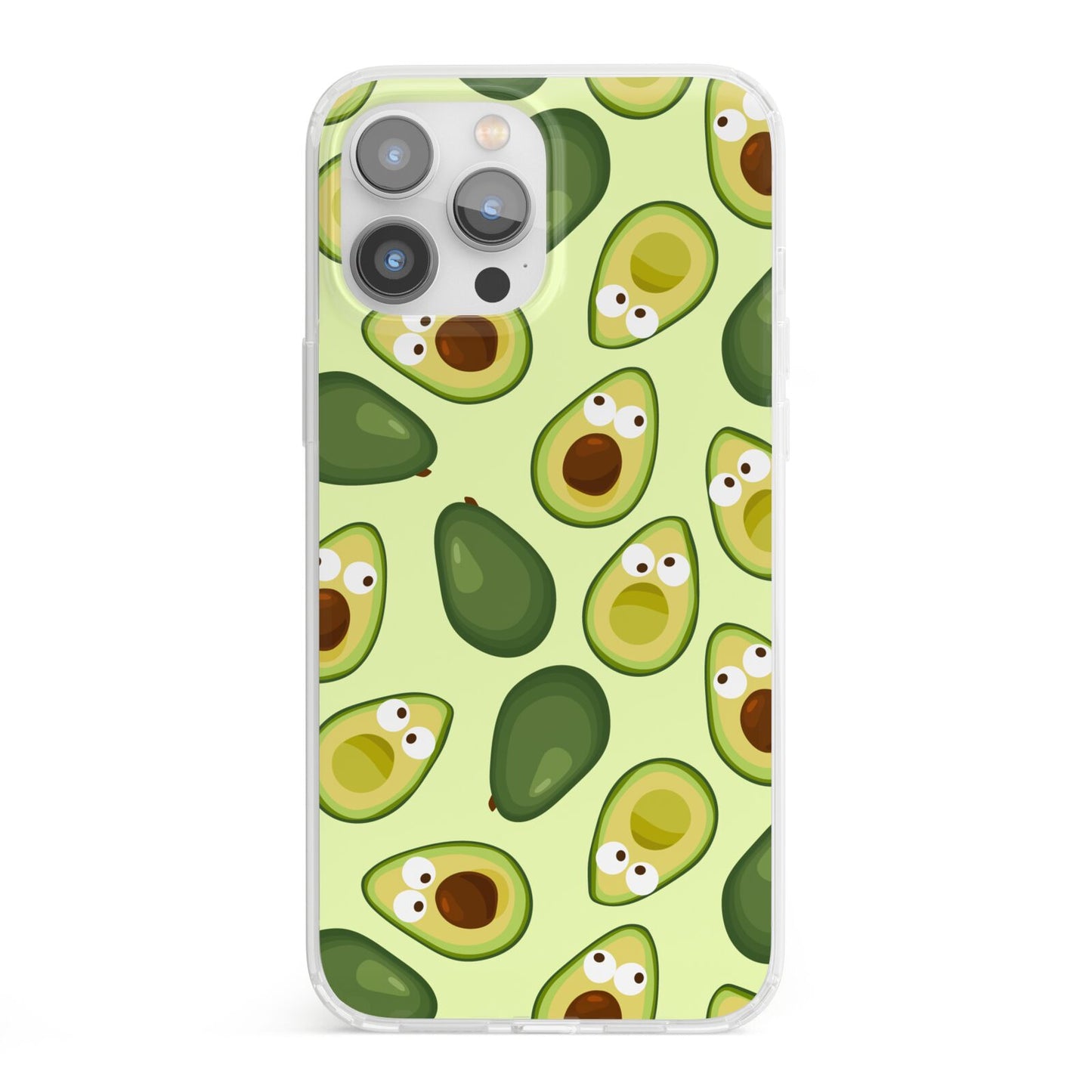 Avocado iPhone 13 Pro Max Clear Bumper Case
