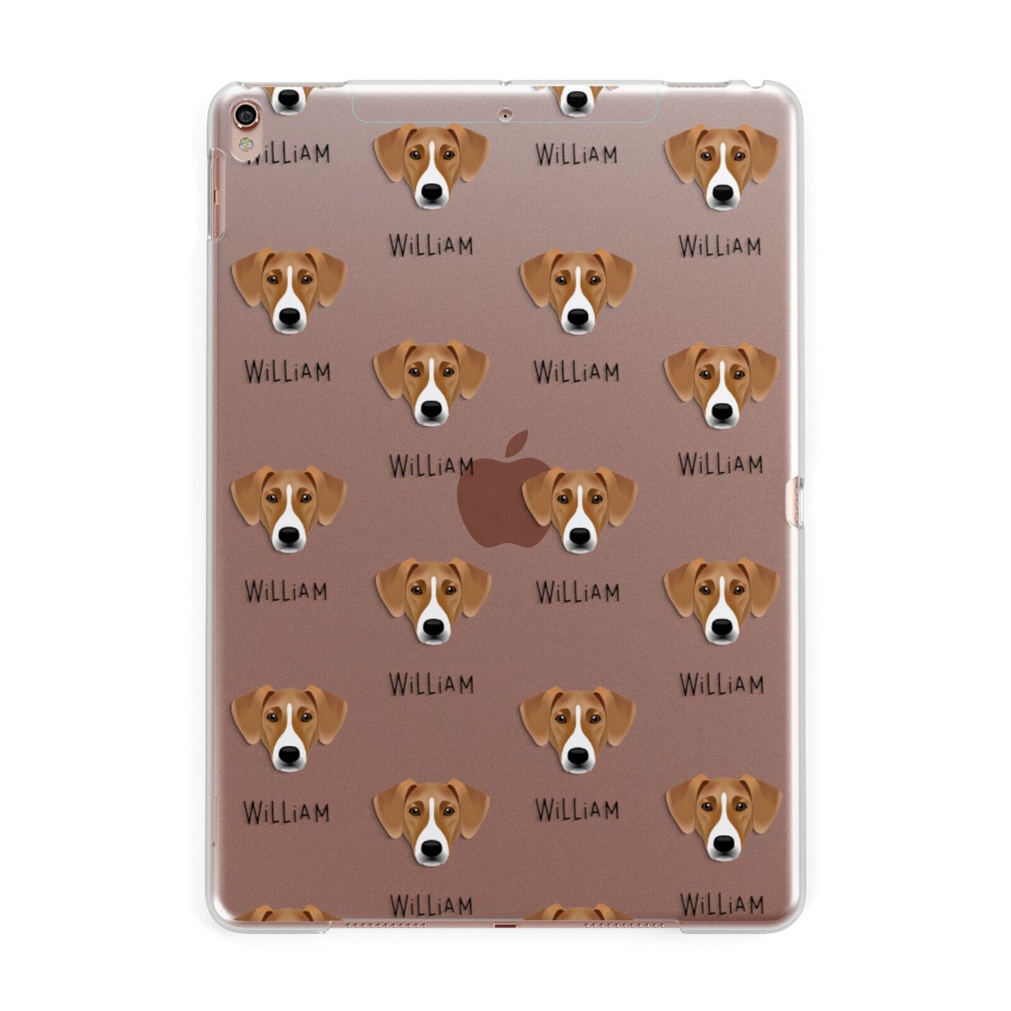 Azawakh Icon with Name Apple iPad Rose Gold Case