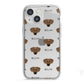 Azawakh Icon with Name iPhone 13 Mini TPU Impact Case with White Edges