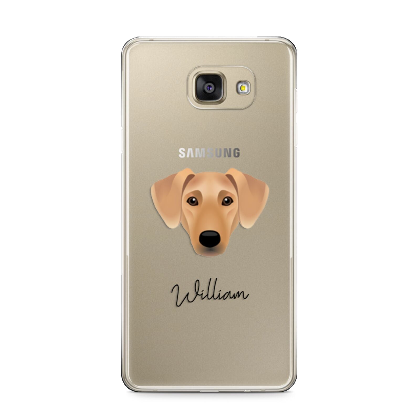 Azawakh Personalised Samsung Galaxy A9 2016 Case on gold phone