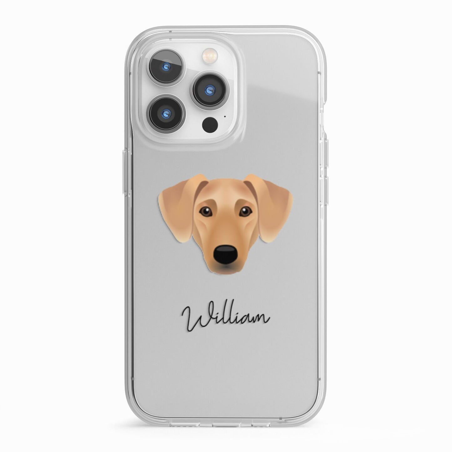 Azawakh Personalised iPhone 13 Pro TPU Impact Case with White Edges