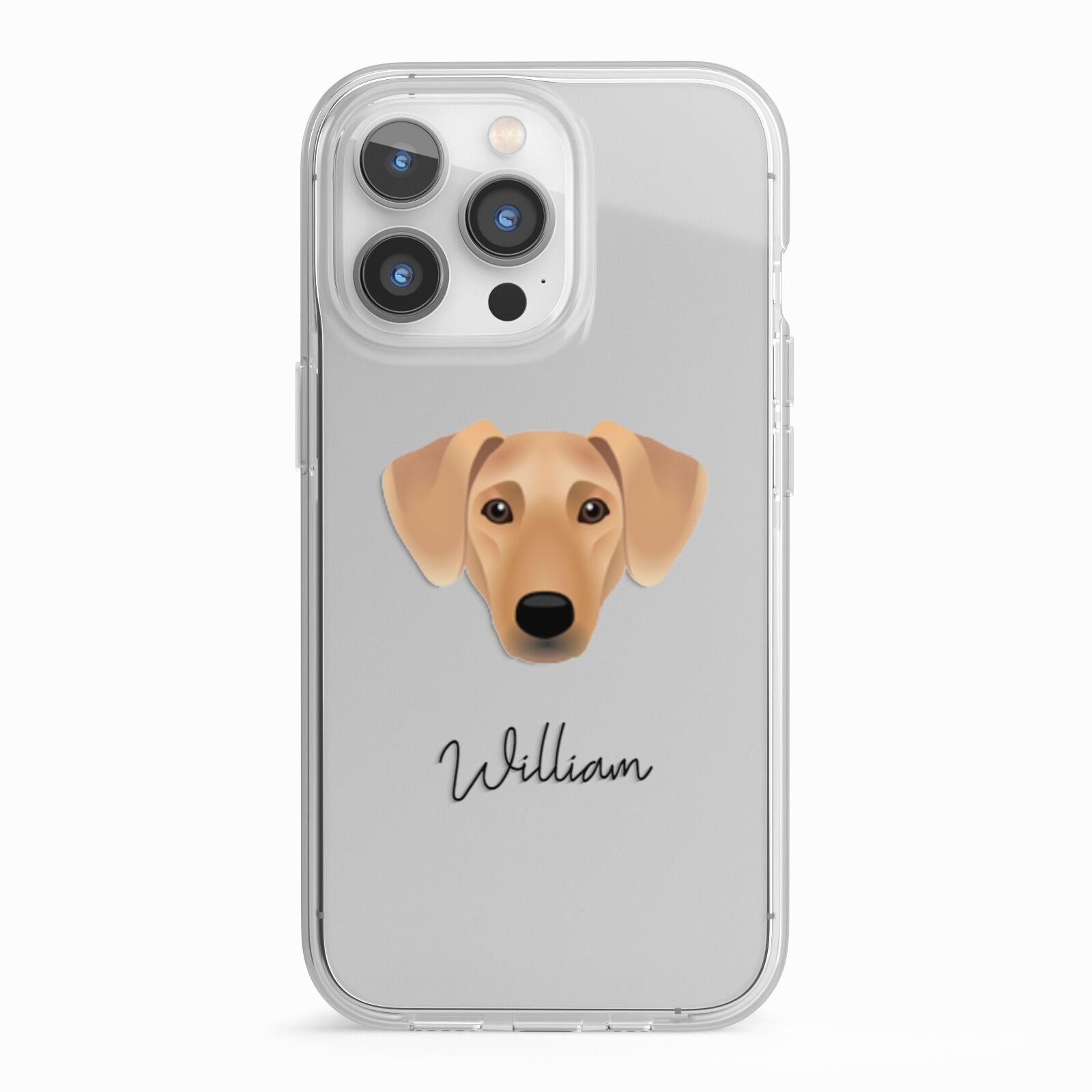Azawakh Personalised iPhone 13 Pro TPU Impact Case with White Edges