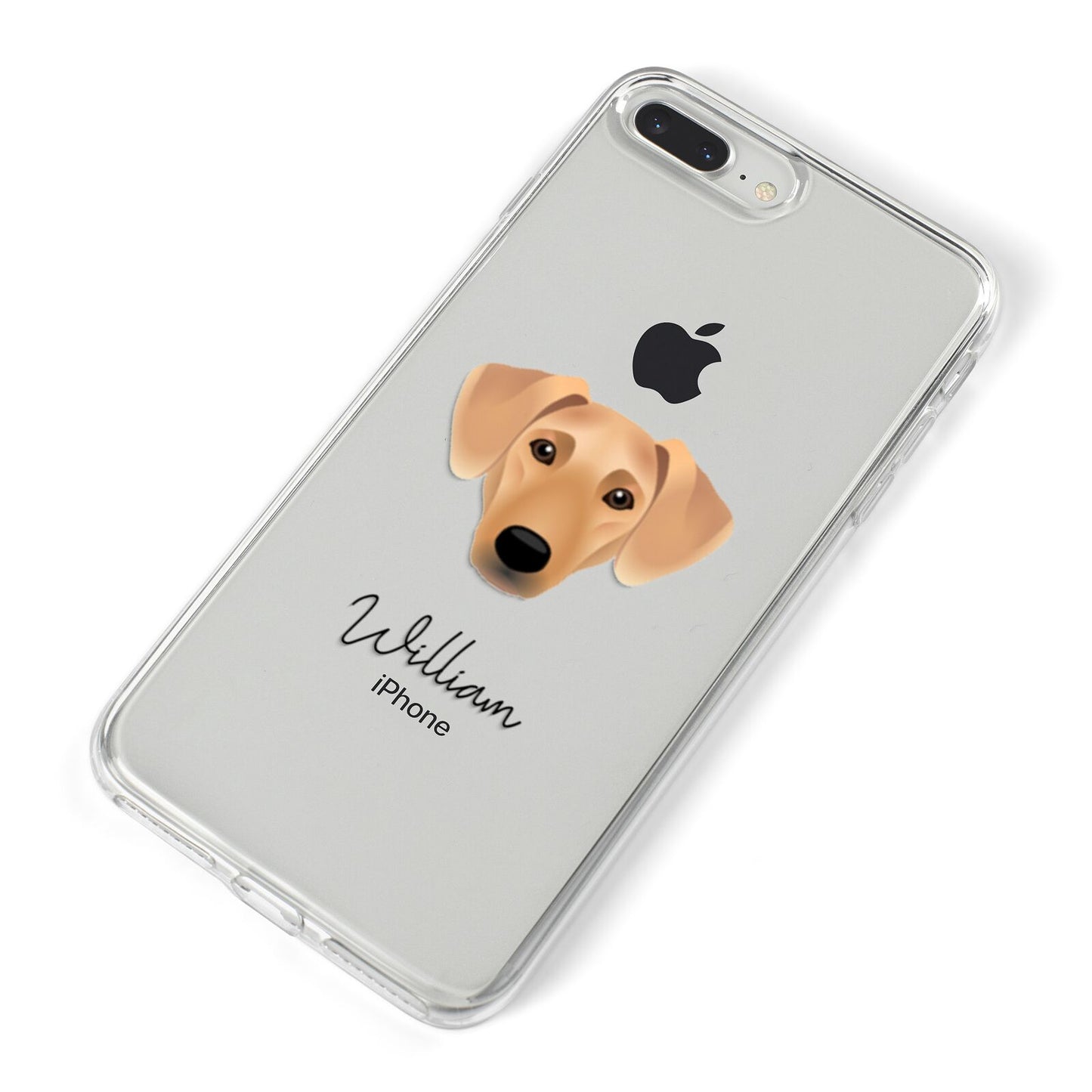 Azawakh Personalised iPhone 8 Plus Bumper Case on Silver iPhone Alternative Image