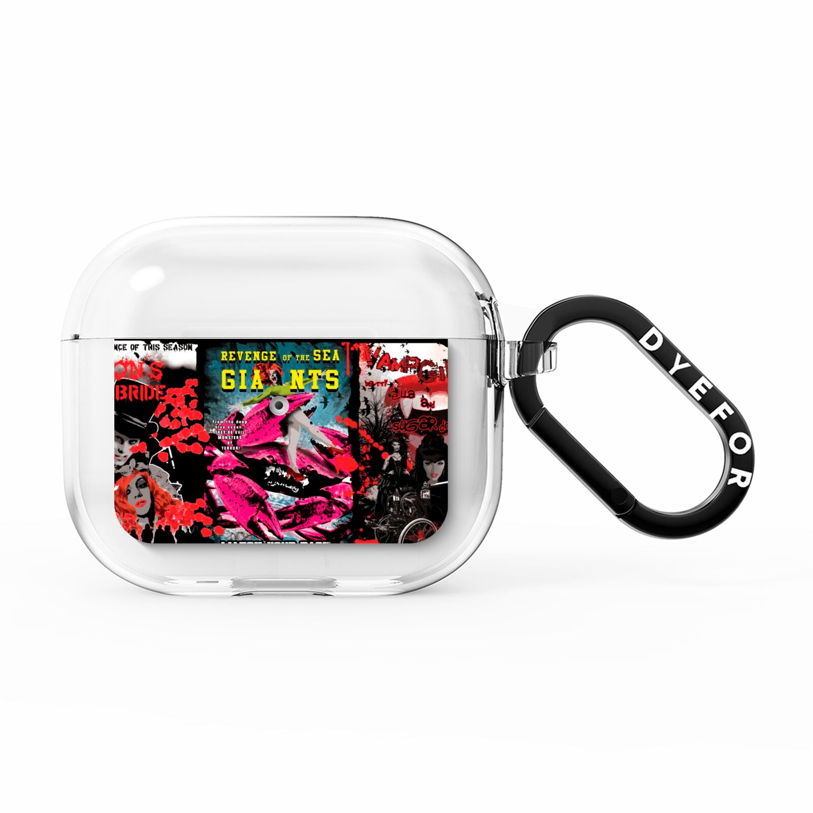 B Movie Posters AirPods Clear Case 3rd Gen