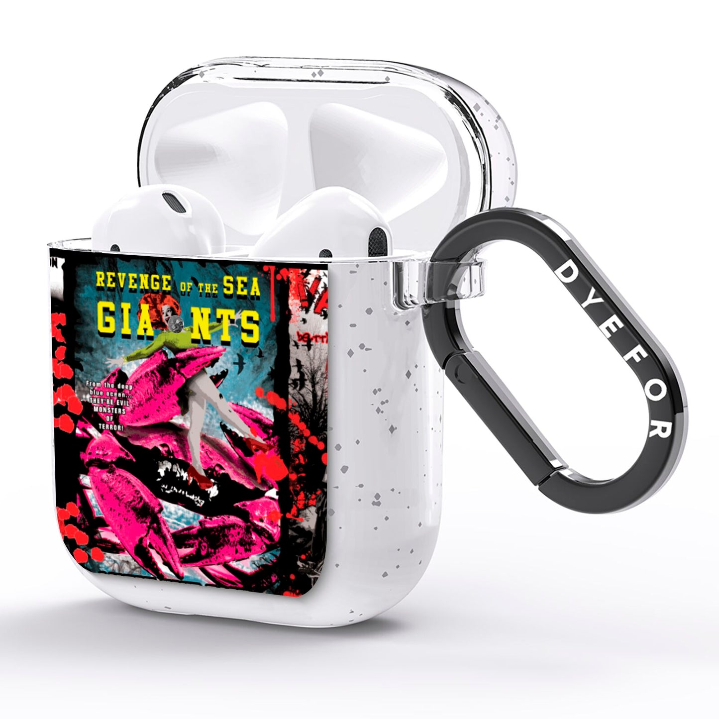 B Movie Posters AirPods Glitter Case Side Image