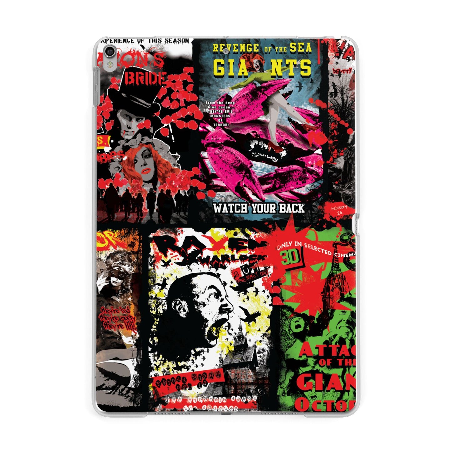 B Movie Posters Apple iPad Silver Case