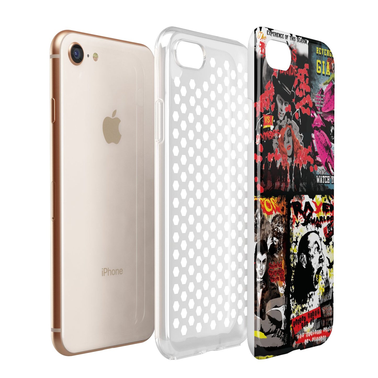 B Movie Posters Apple iPhone 7 8 3D Tough Case Expanded View