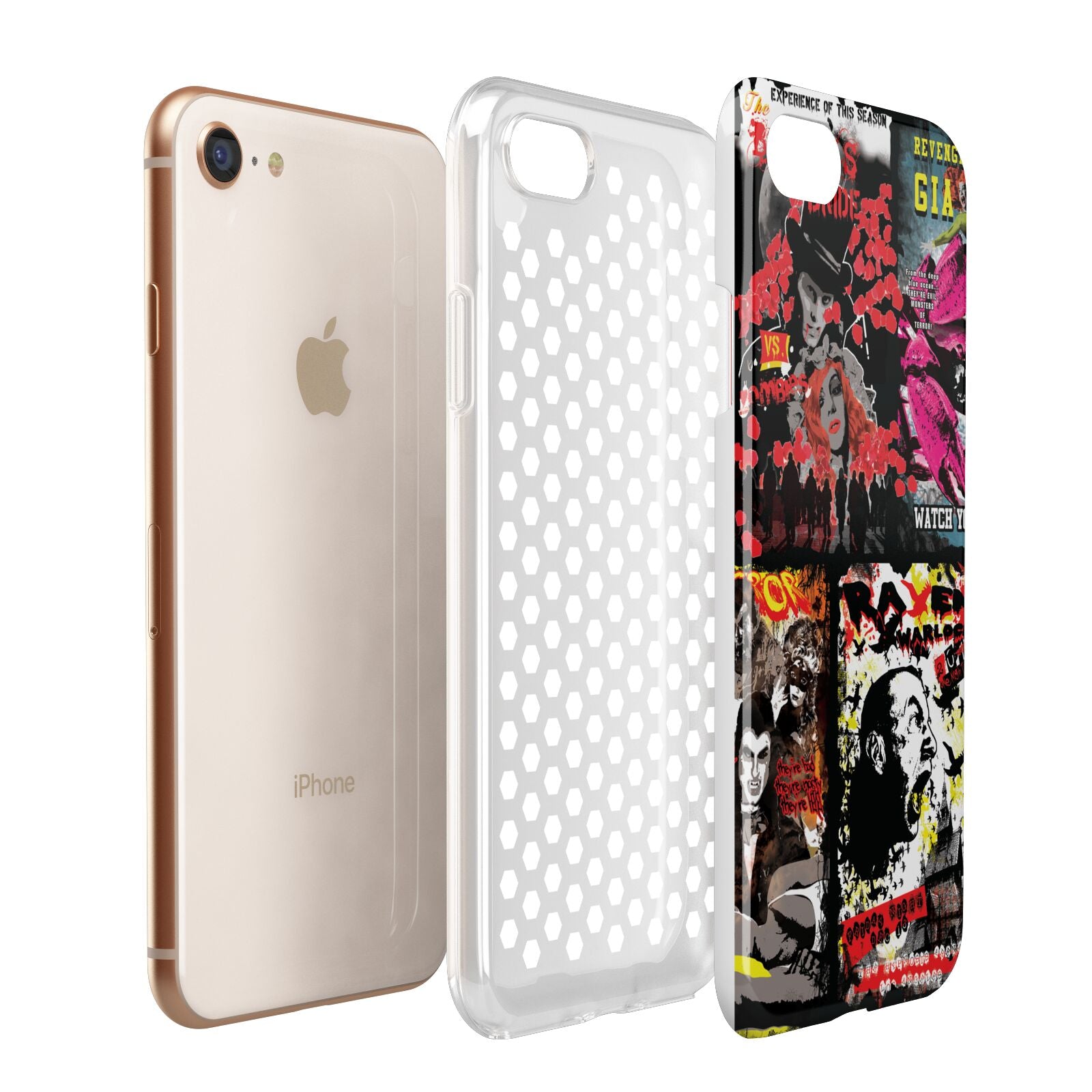 B Movie Posters Apple iPhone 7 8 3D Tough Case Expanded View