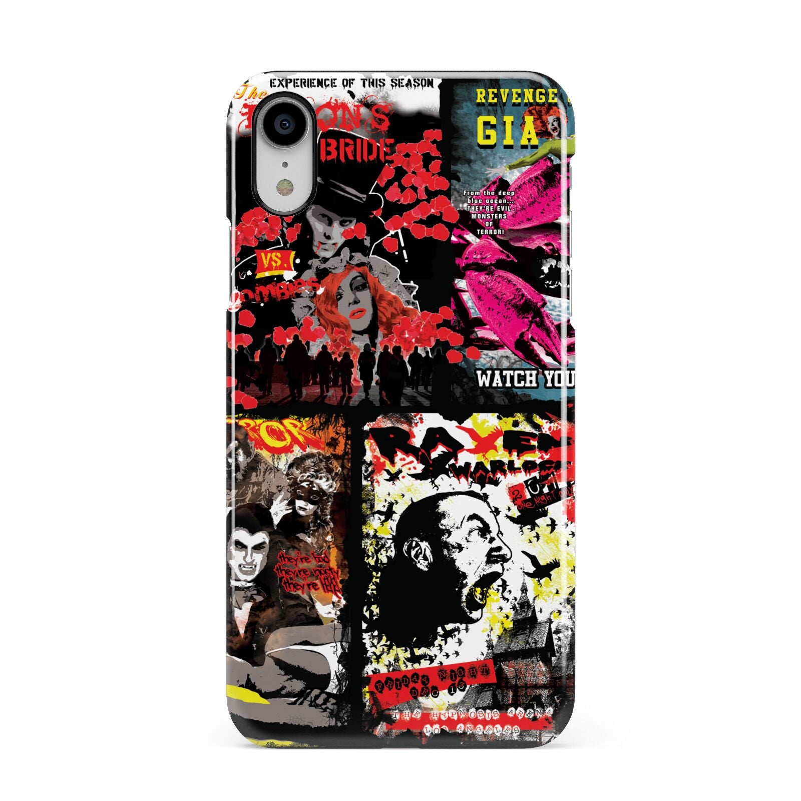 B Movie Posters Apple iPhone XR White 3D Snap Case