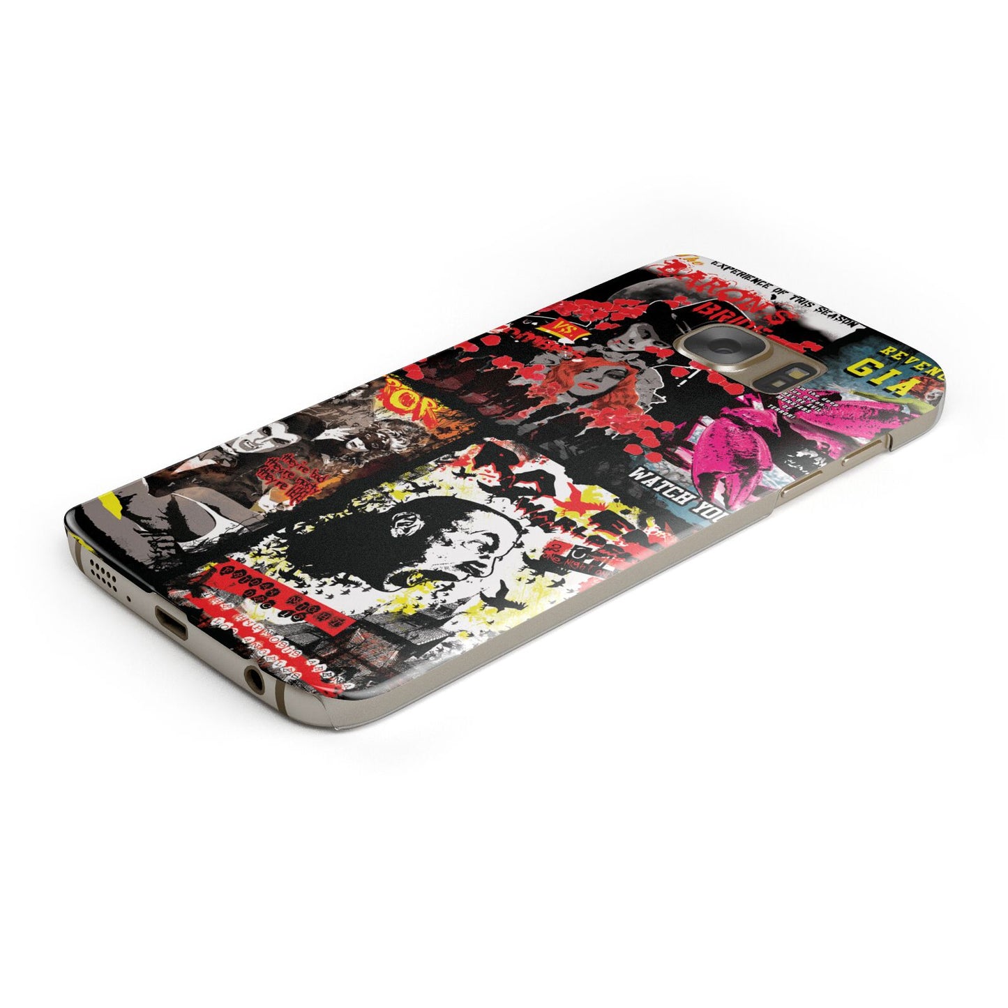 B Movie Posters Protective Samsung Galaxy Case Angled Image
