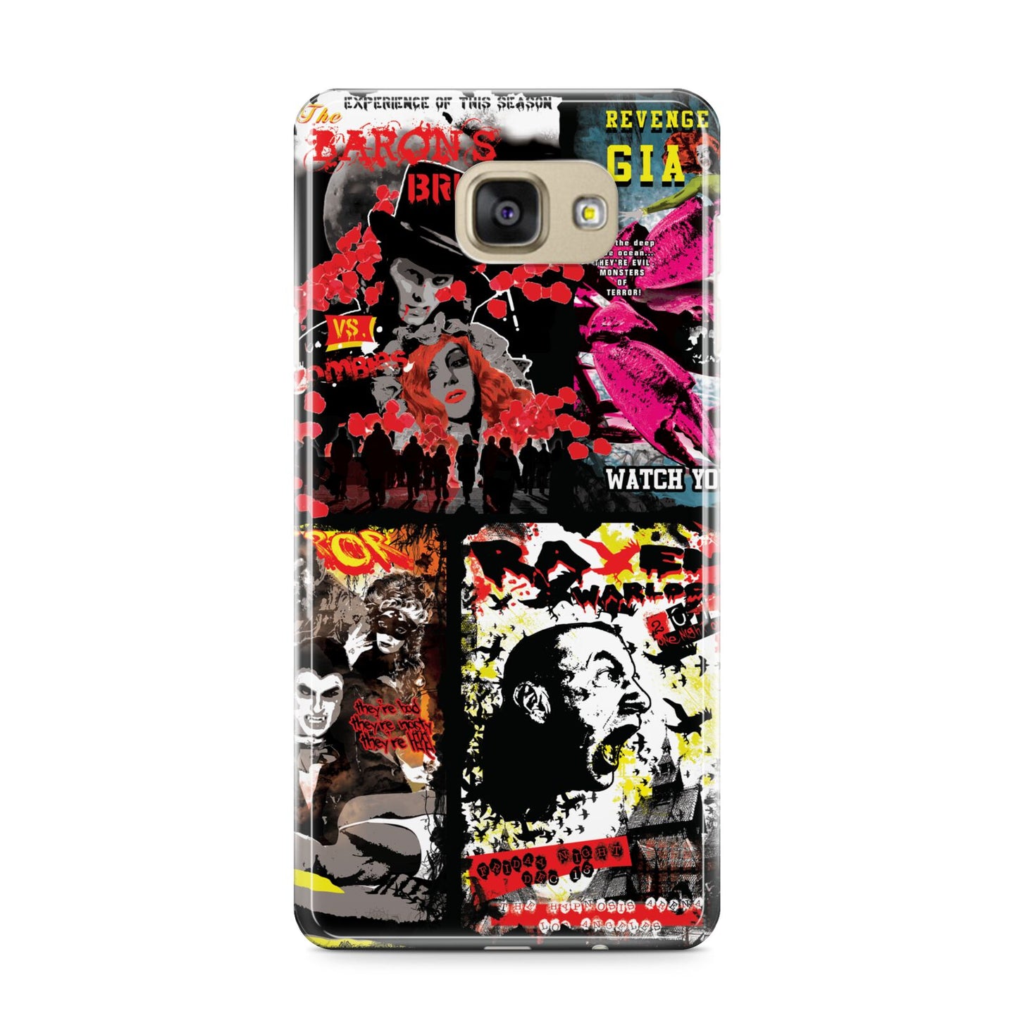 B Movie Posters Samsung Galaxy A9 2016 Case on gold phone