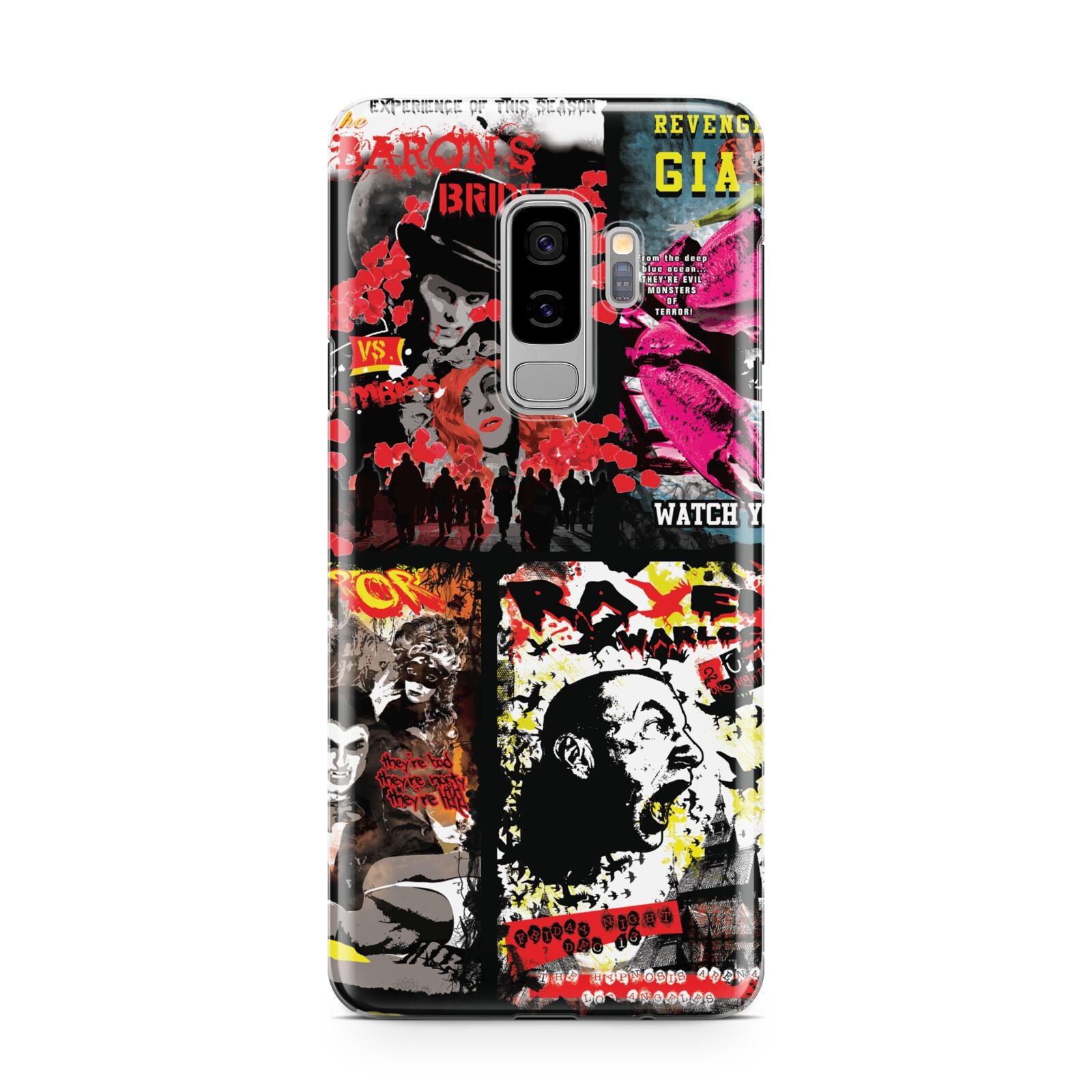B Movie Posters Samsung Galaxy S9 Plus Case on Silver phone