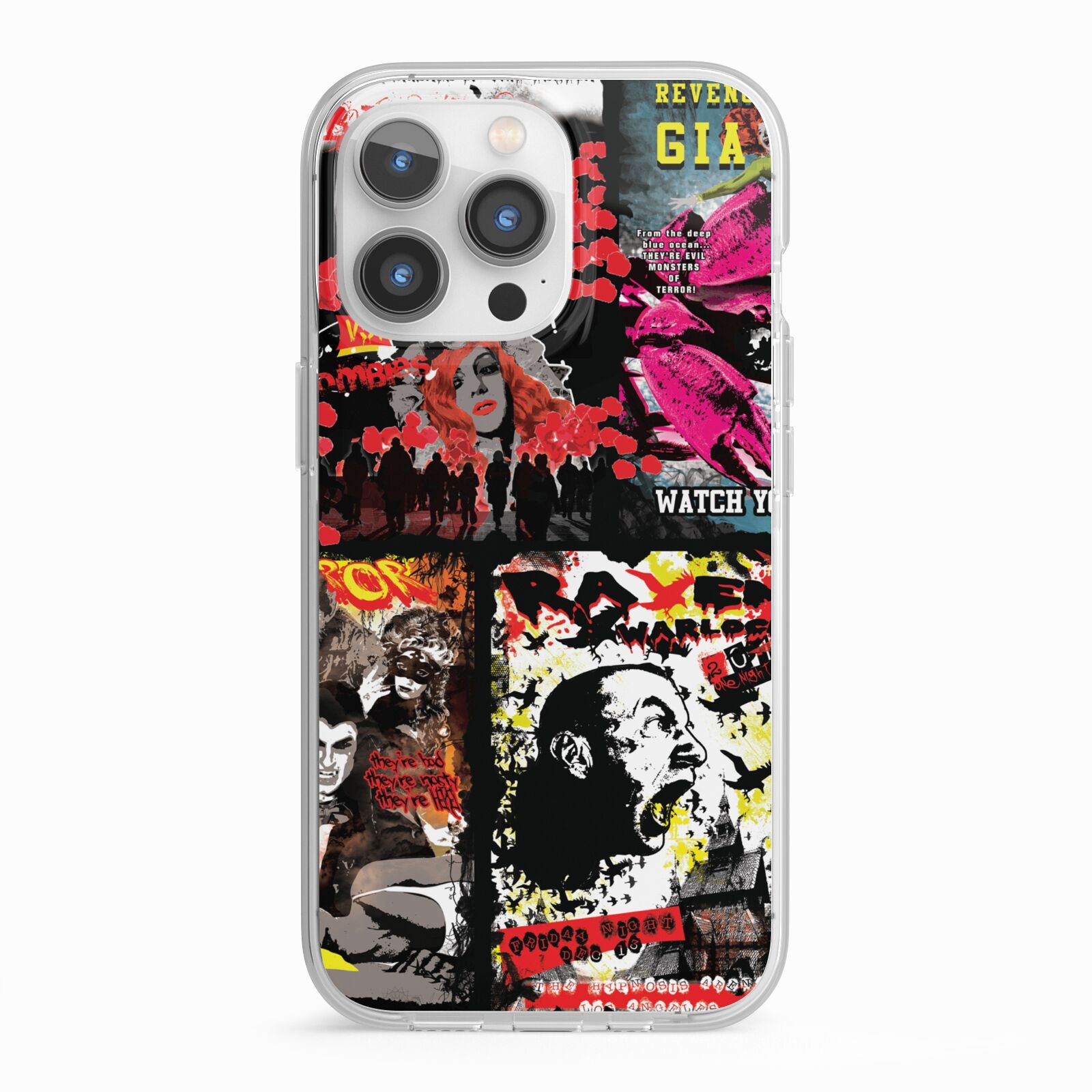 B Movie Posters iPhone 13 Pro TPU Impact Case with White Edges