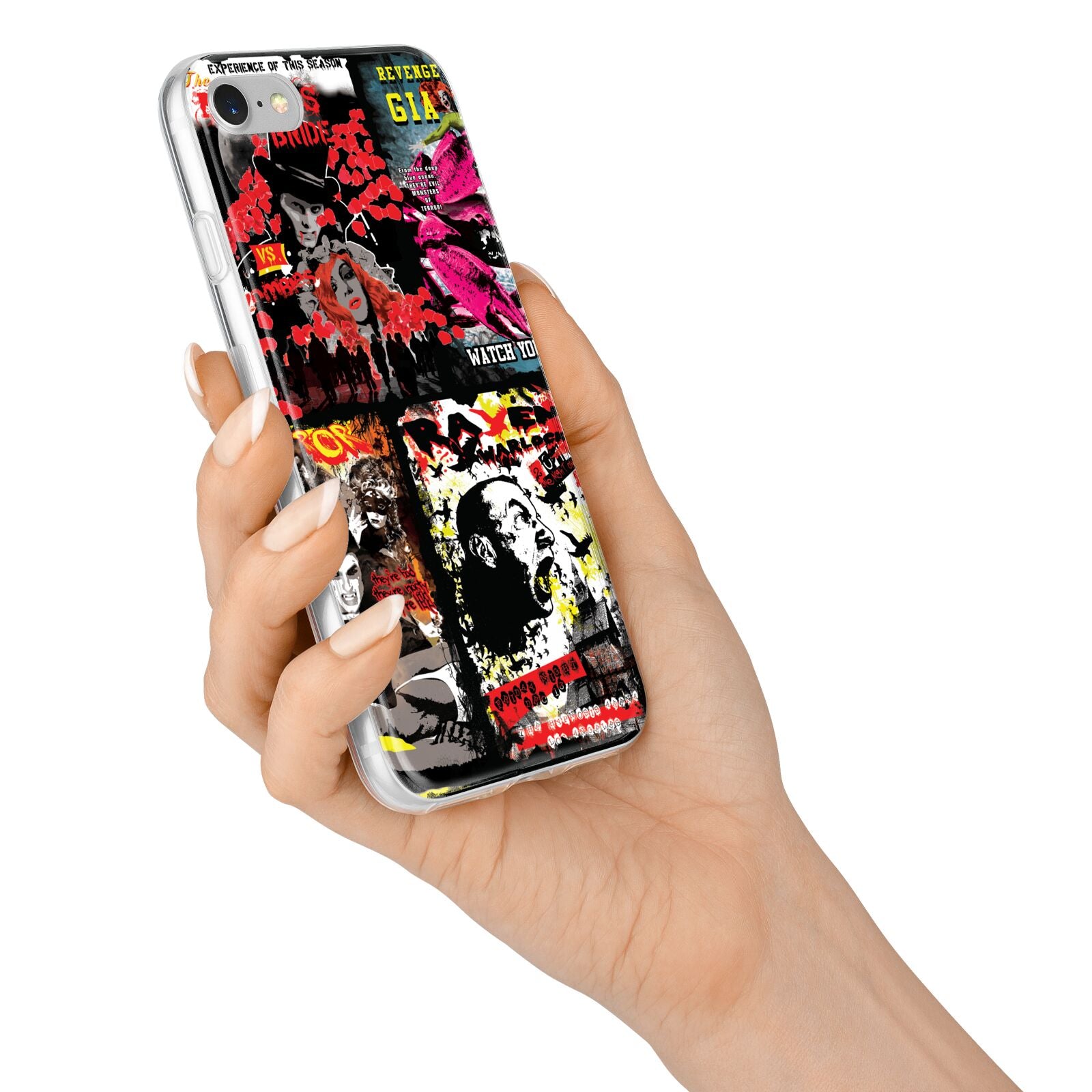B Movie Posters iPhone 7 Bumper Case on Silver iPhone Alternative Image