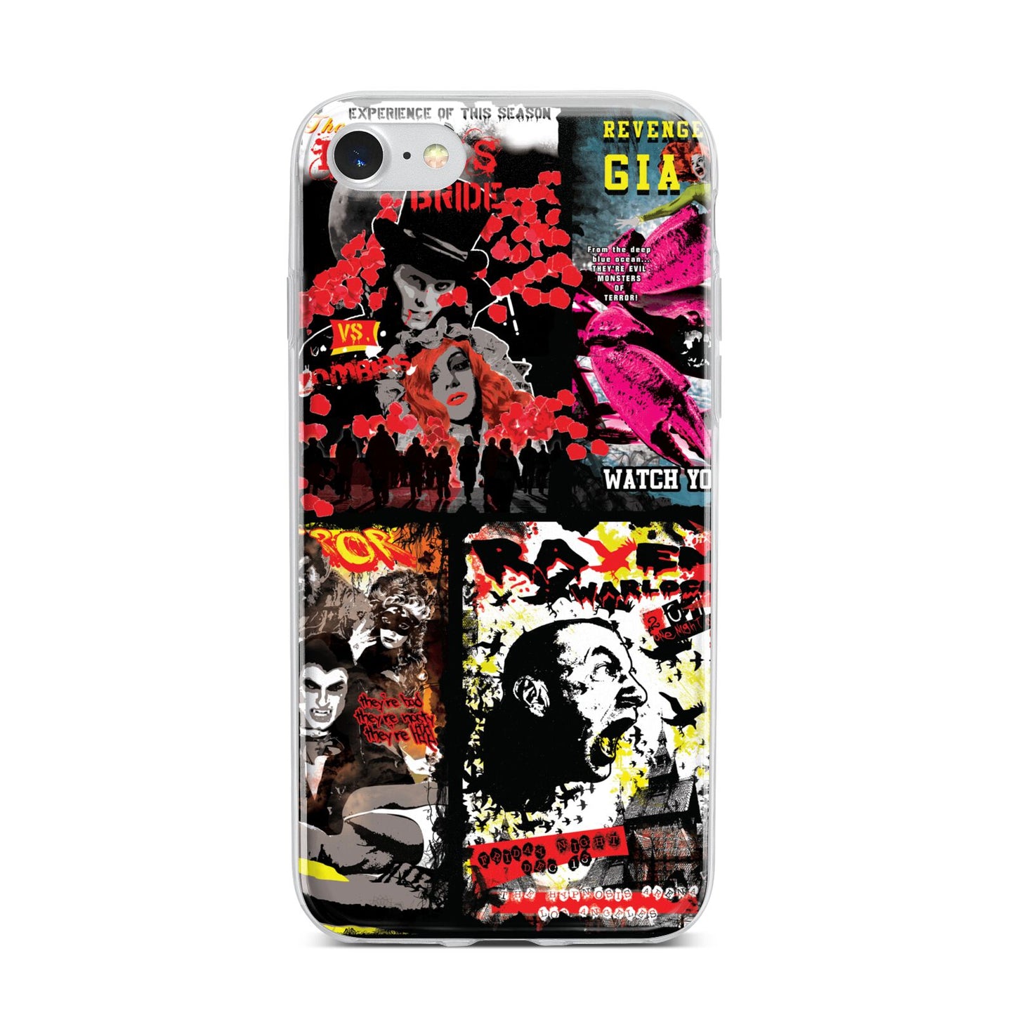 B Movie Posters iPhone 7 Bumper Case on Silver iPhone