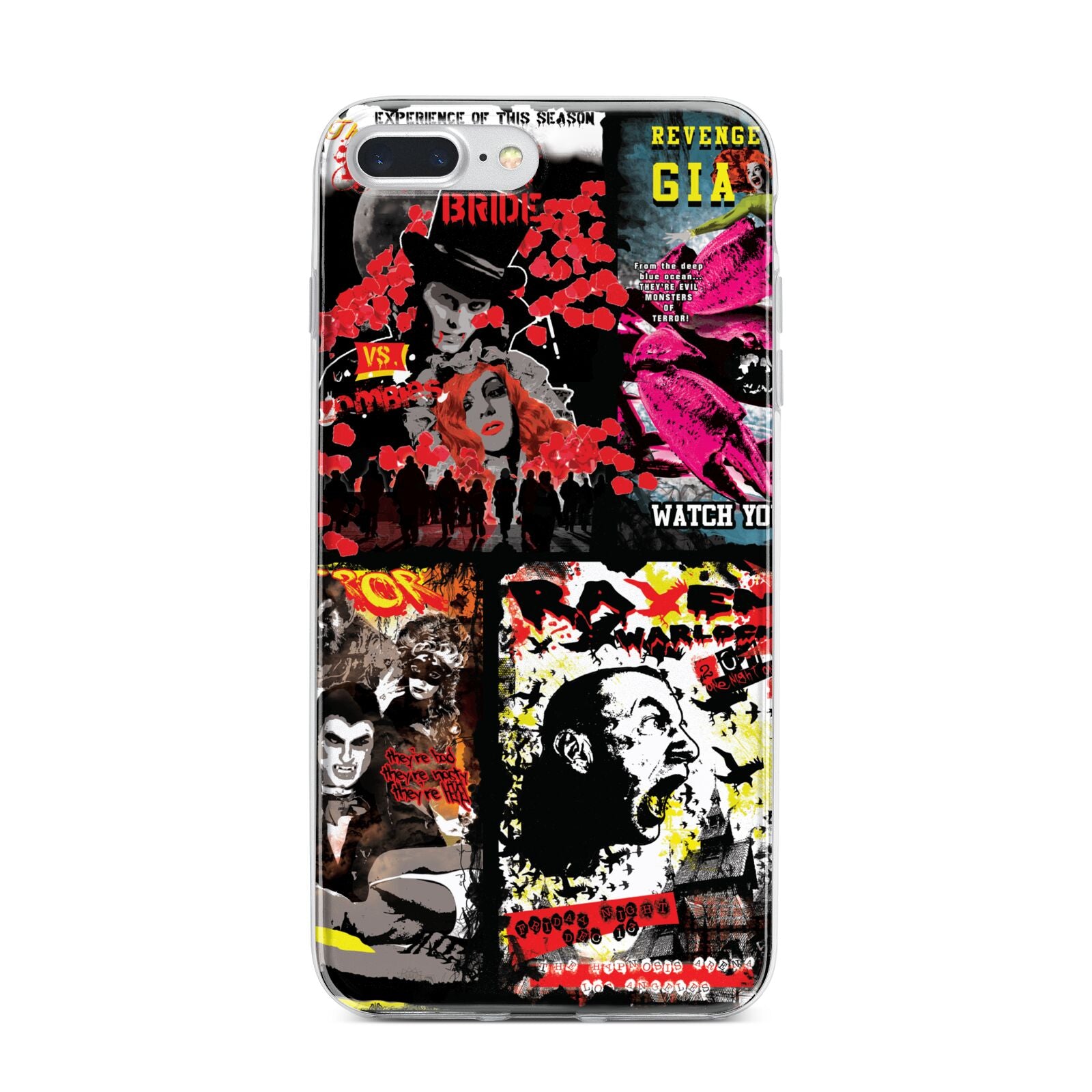 B Movie Posters iPhone 7 Plus Bumper Case on Silver iPhone