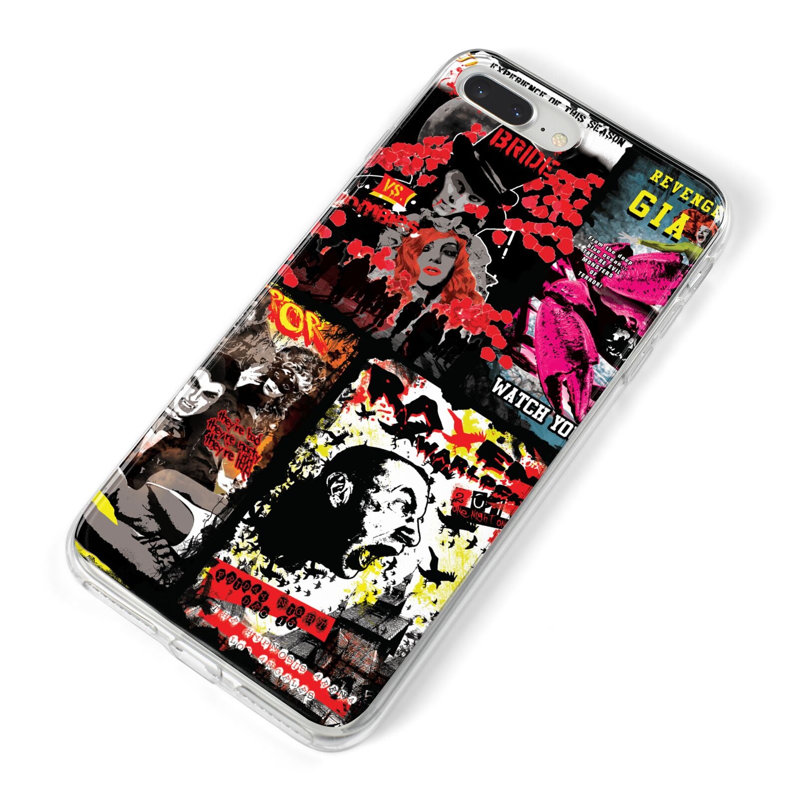 B Movie Posters iPhone 8 Plus Bumper Case on Silver iPhone Alternative Image