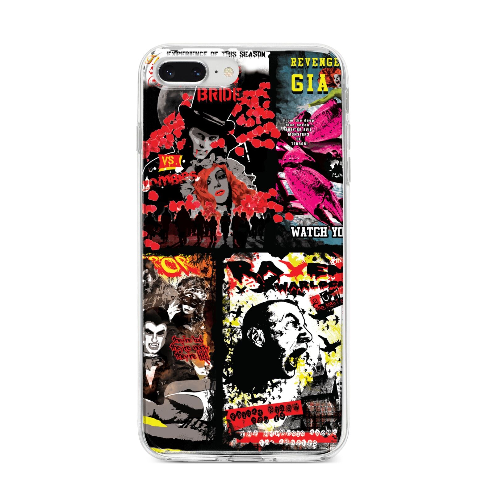 B Movie Posters iPhone 8 Plus Bumper Case on Silver iPhone