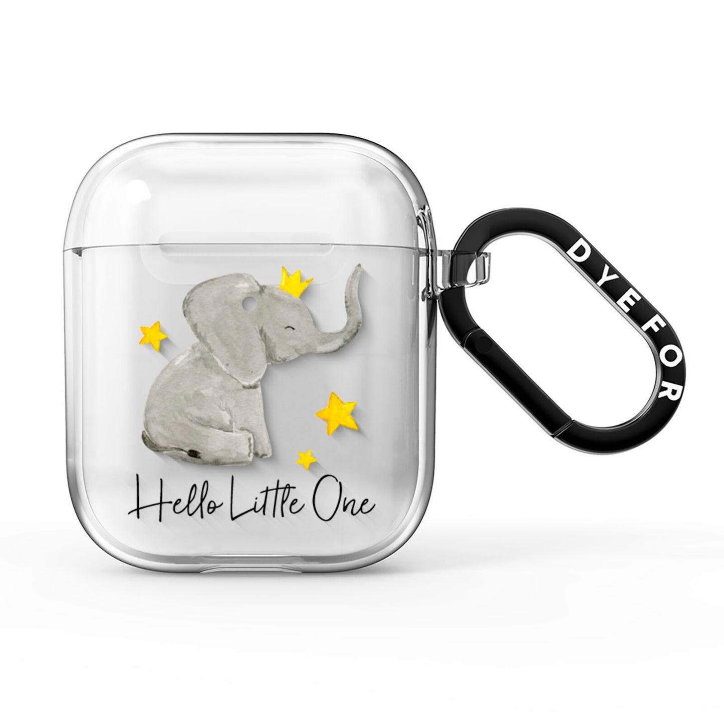 Baby Elephant AirPods Clear Case