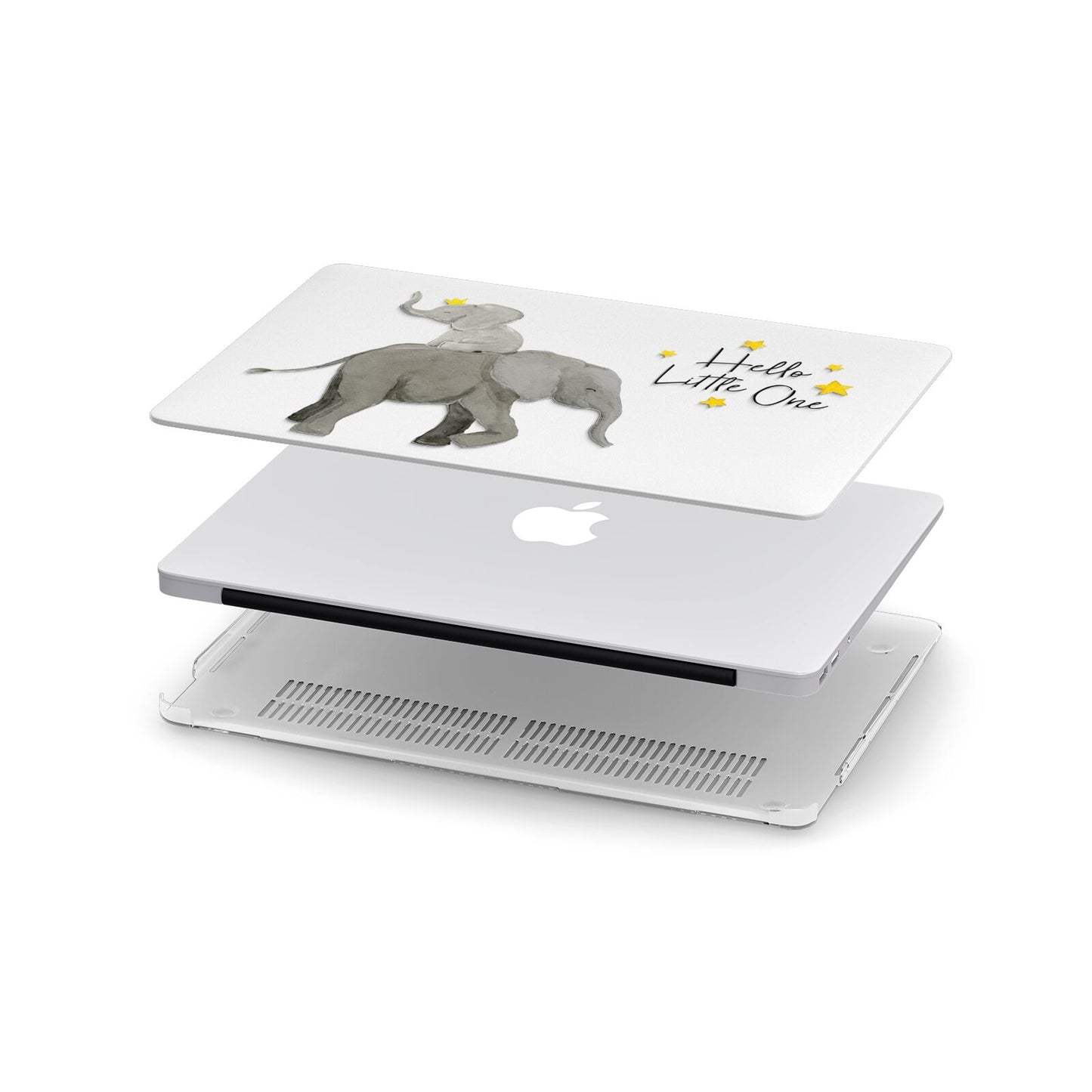 Baby Elephant Apple MacBook Case in Detail
