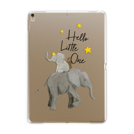Baby Elephant Apple iPad Gold Case