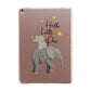 Baby Elephant Apple iPad Rose Gold Case