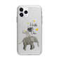 Baby Elephant Apple iPhone 11 Pro in Silver with Bumper Case