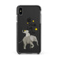 Baby Elephant Apple iPhone Xs Max Impact Case Black Edge on Black Phone