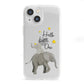 Baby Elephant iPhone 13 Mini Clear Bumper Case
