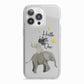 Baby Elephant iPhone 13 Pro TPU Impact Case with White Edges