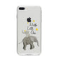 Baby Elephant iPhone 8 Plus Bumper Case on Silver iPhone