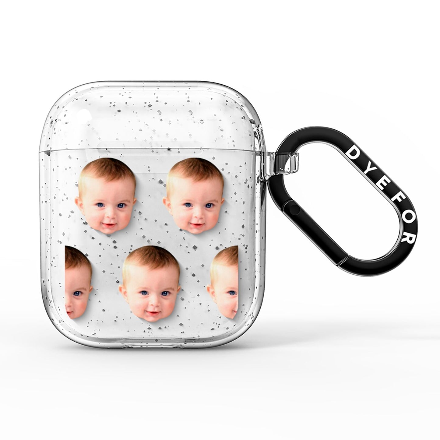 Baby Face AirPods Glitter Case