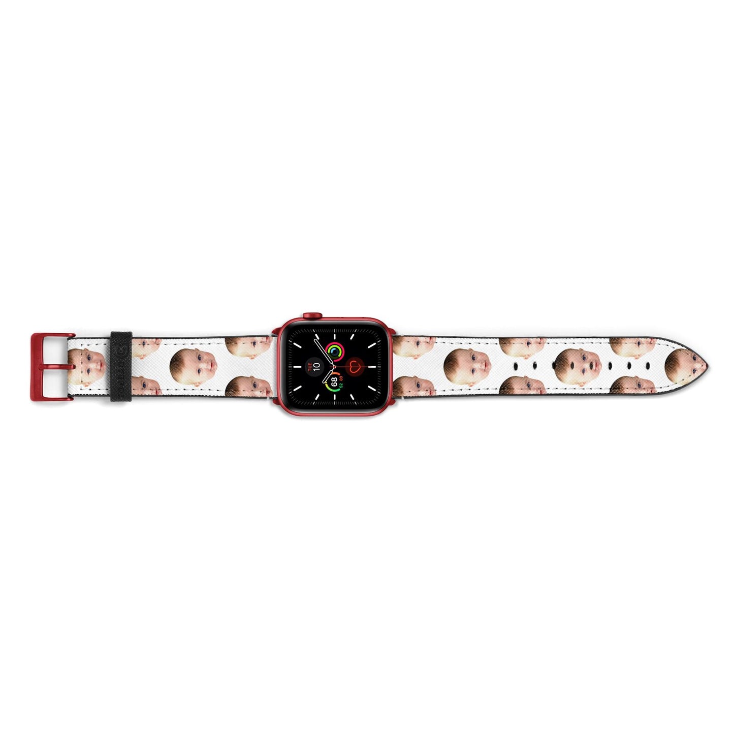 Baby Face Apple Watch Strap Landscape Image Red Hardware