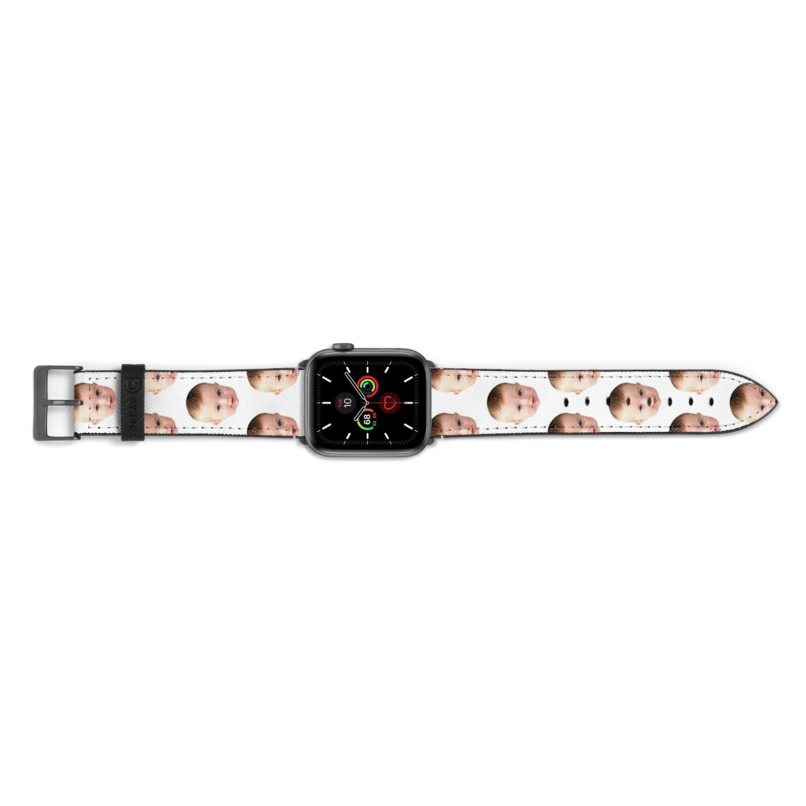 Baby Face Apple Watch Strap Landscape Image Space Grey Hardware