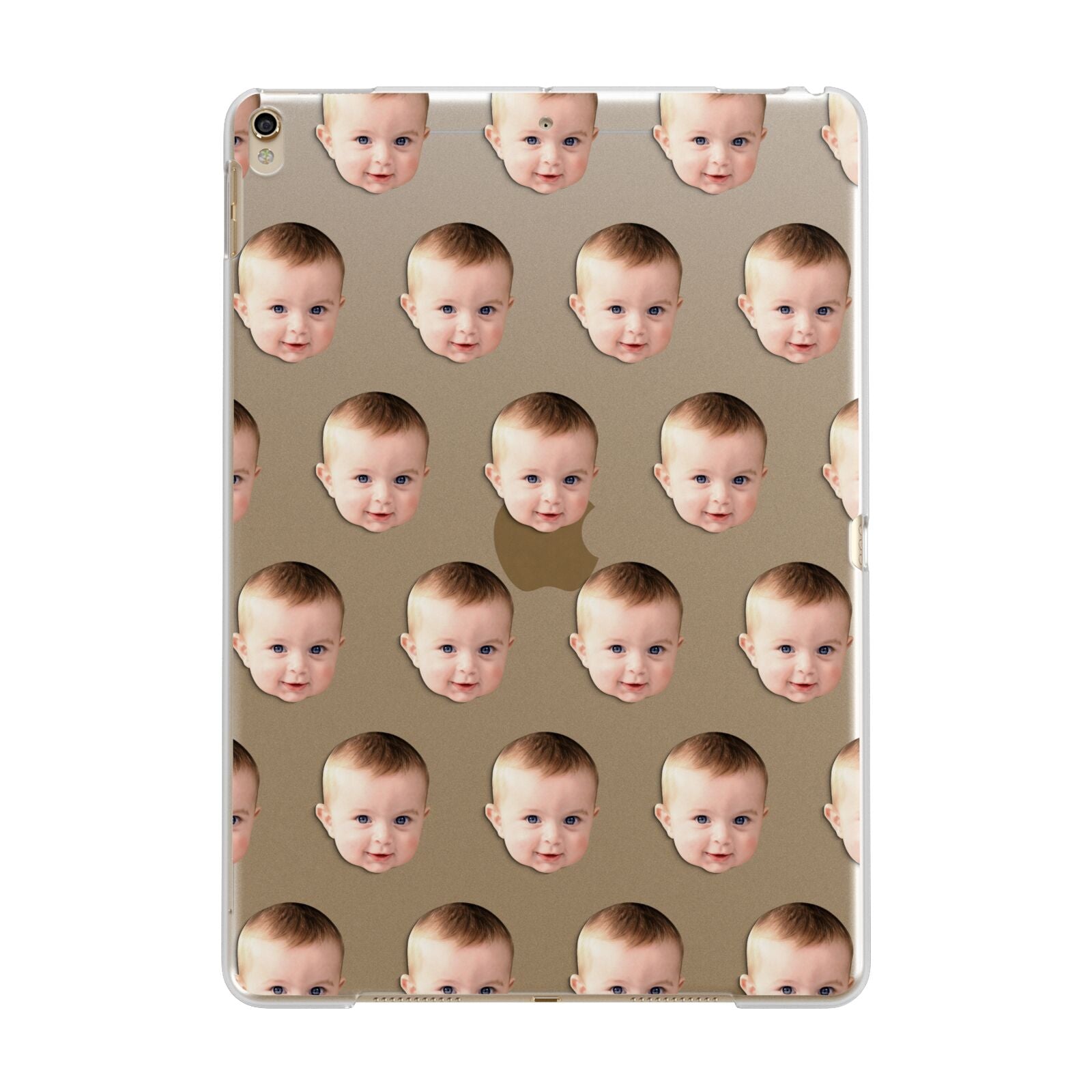 Baby Face Apple iPad Gold Case