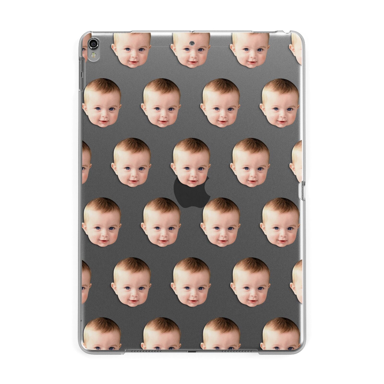 Baby Face Apple iPad Grey Case
