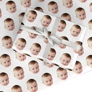 Baby Face Custom Wrapping Paper