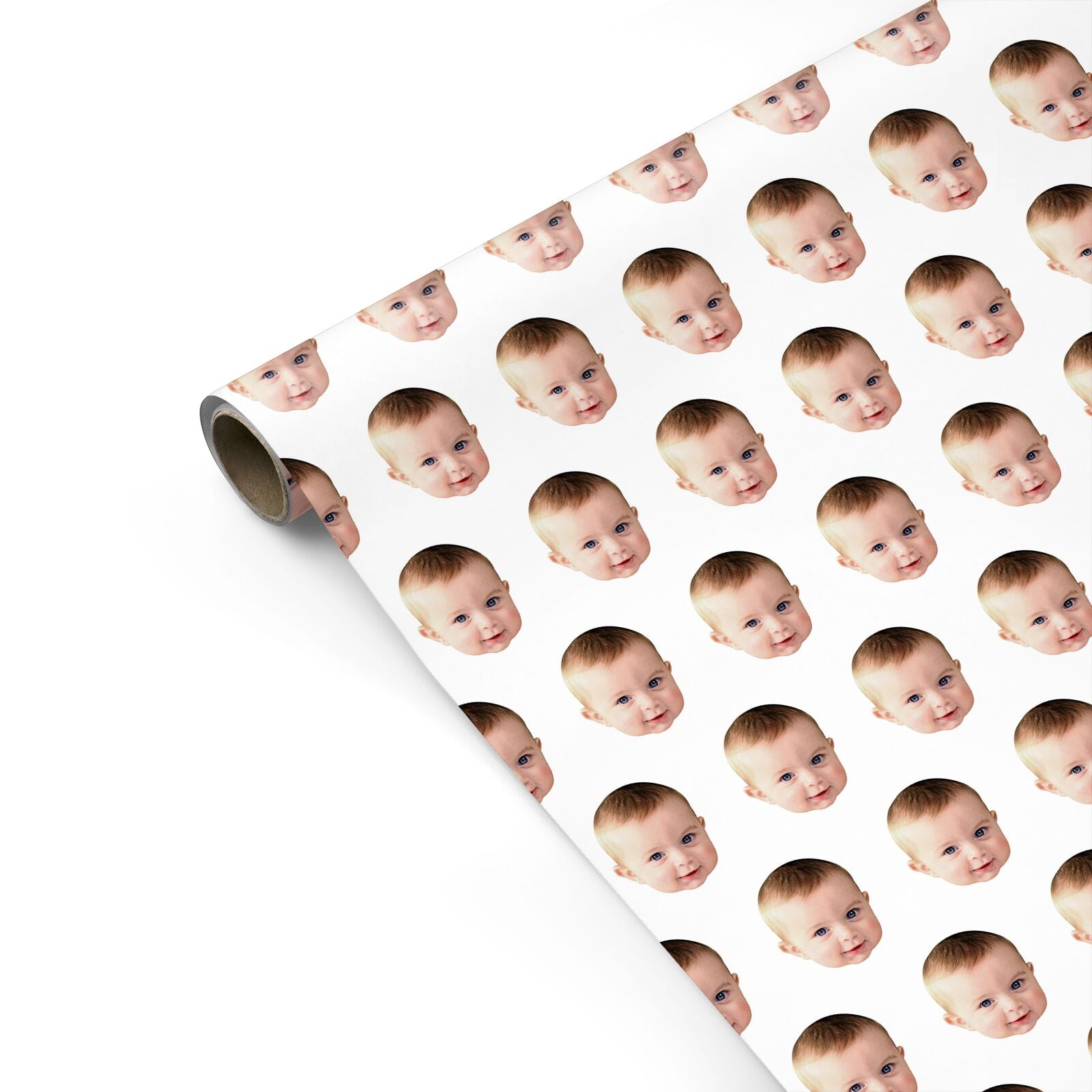 Baby Face Personalised Gift Wrap
