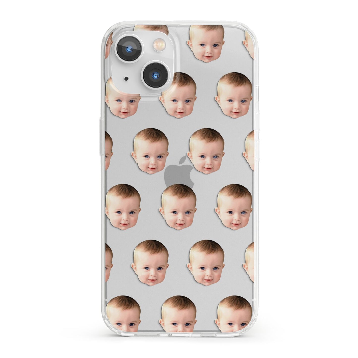 Baby Face iPhone 13 Clear Bumper Case