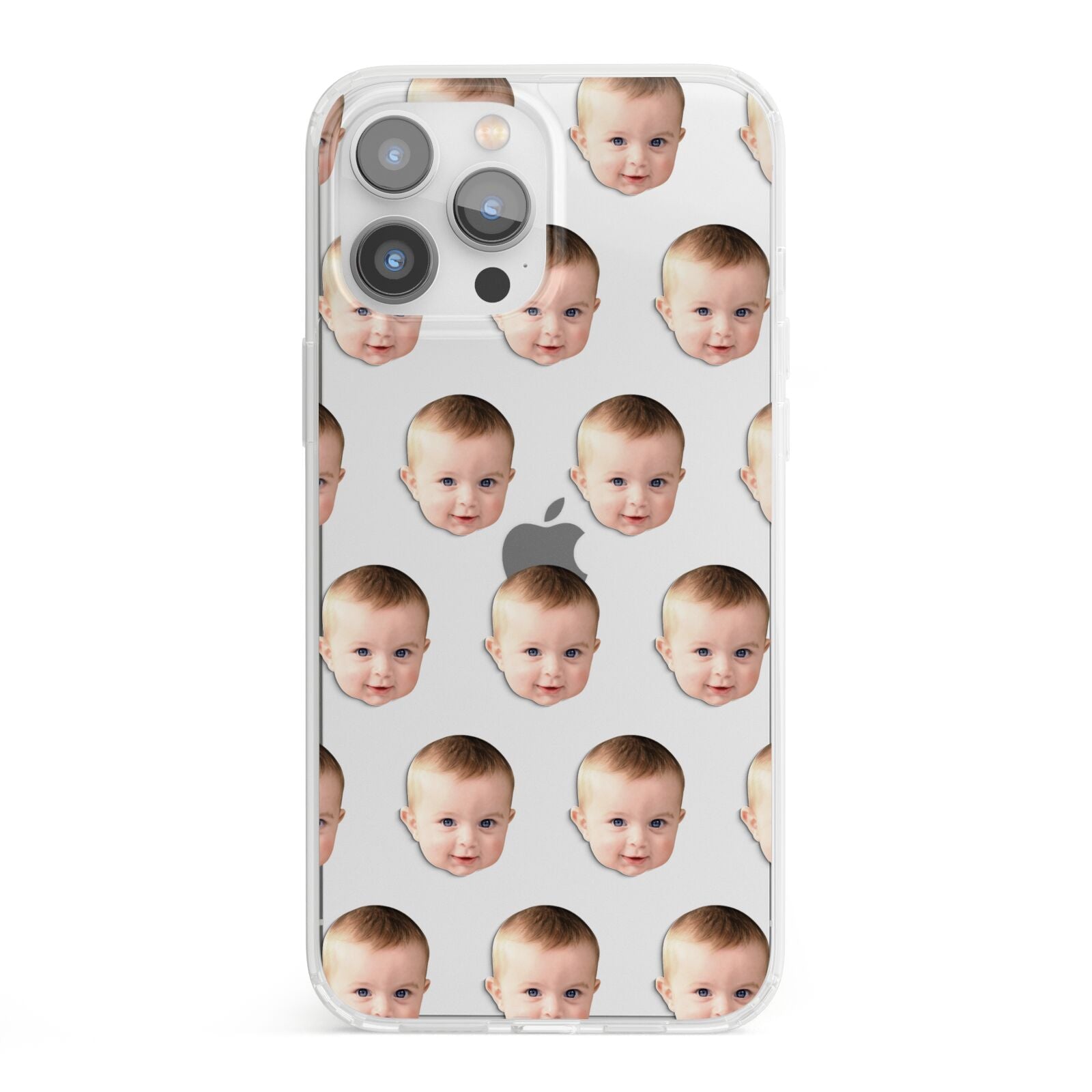 Baby Face iPhone 13 Pro Max Clear Bumper Case