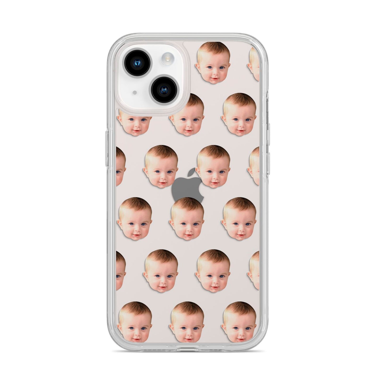 Baby Face iPhone 14 Clear Tough Case Starlight