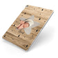 Baby Photo Upload Apple iPad Case on Silver iPad Side View